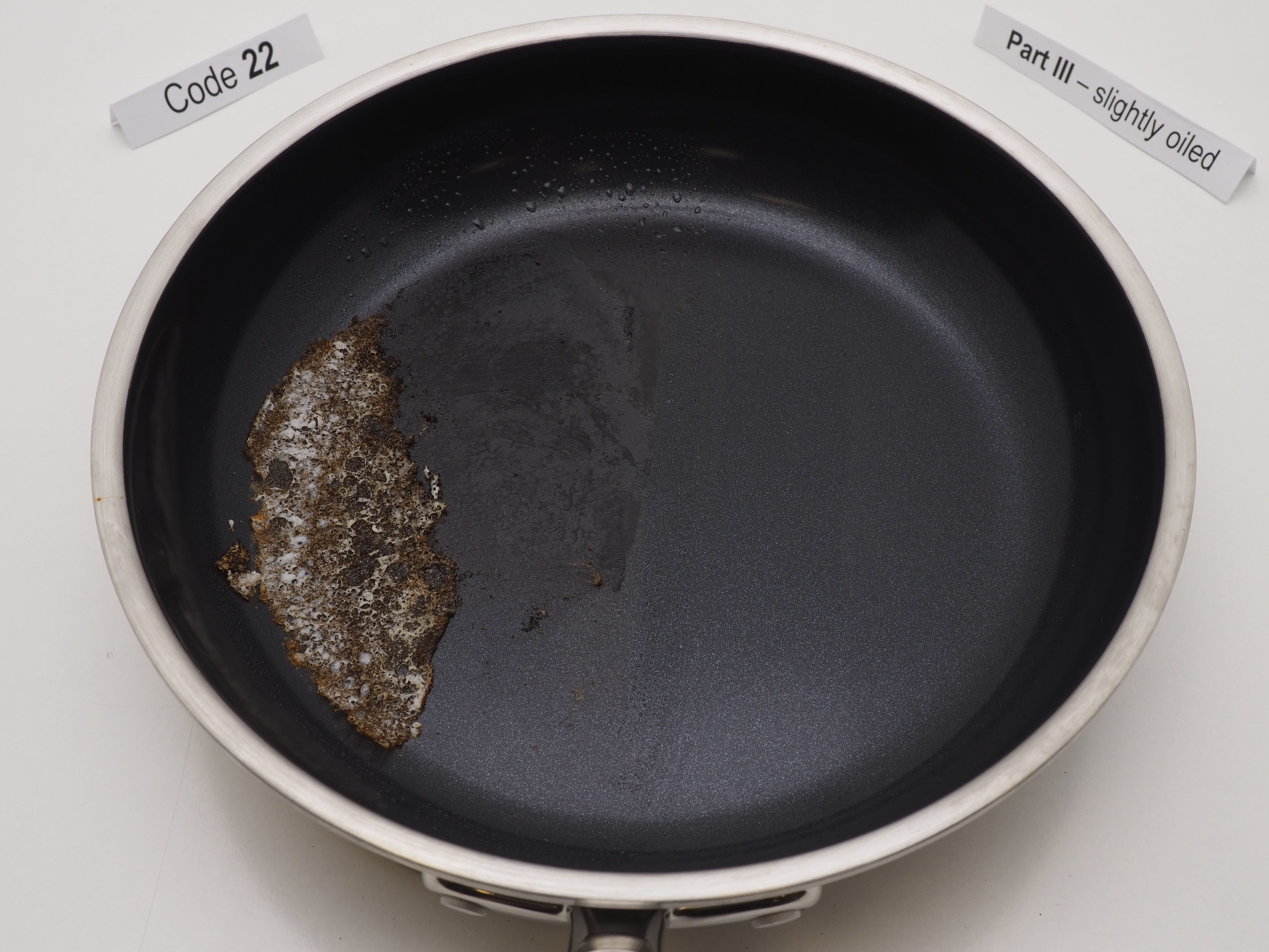 Antikleeftest van pan